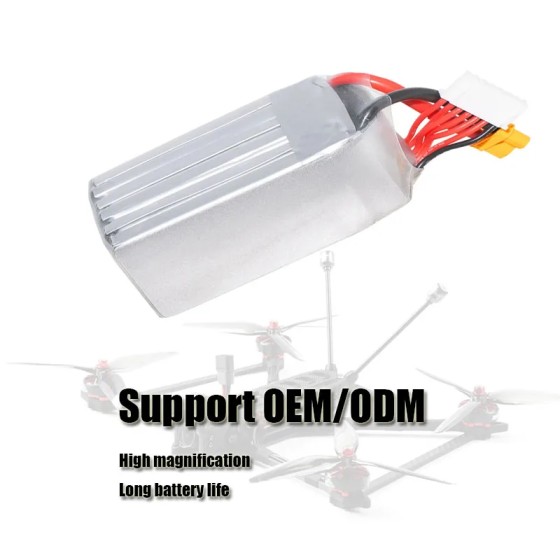 GAONENG GNB 6S 22.2V 850mAh 75C XT30 Connector Battery for Drone Kit Special for Ultra-small Fixed-wing Remote Control